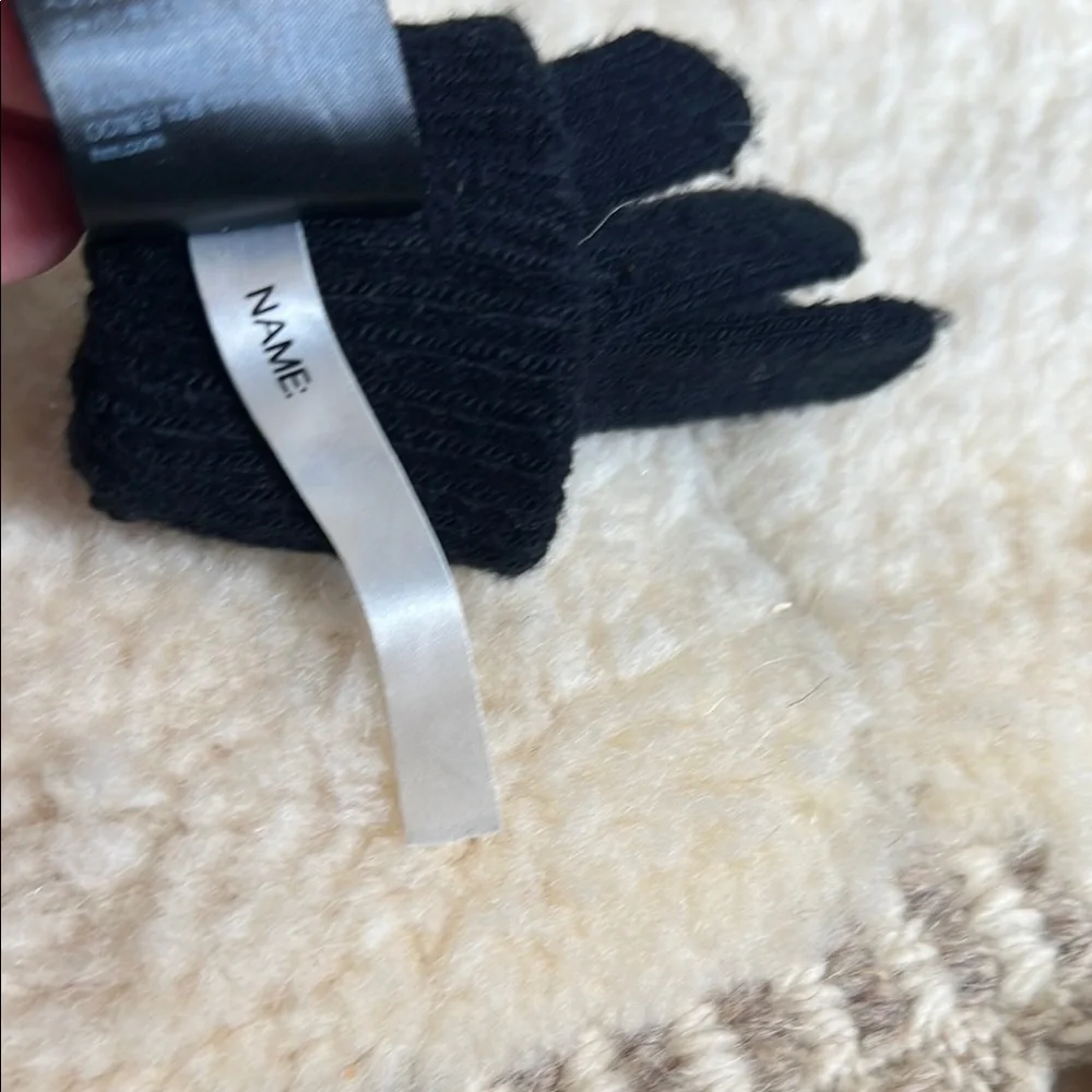 Kids Black Gloves (mittens) with Fun Text ~ #STAY COOL!